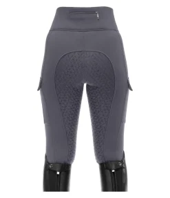 Equilibre Legging d'équitation d'hiver à taille haute enfant Lio carbone Best