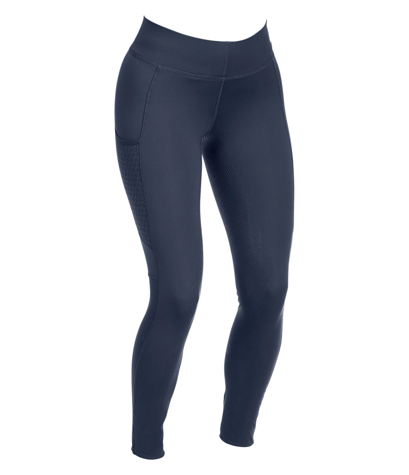 Equilibre Legging d'équitation d'été à fond intégral grip Amanda navy Hot