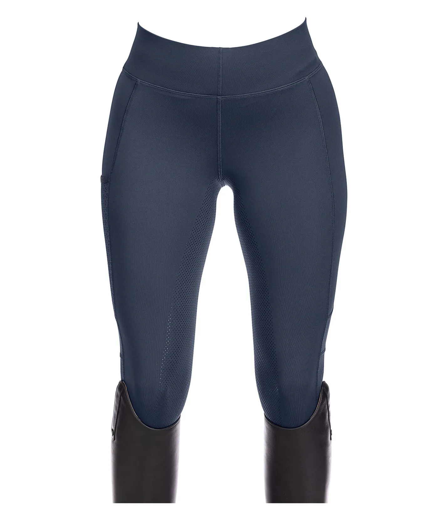 Equilibre Legging d'équitation d'été à fond intégral grip Amanda navy Hot