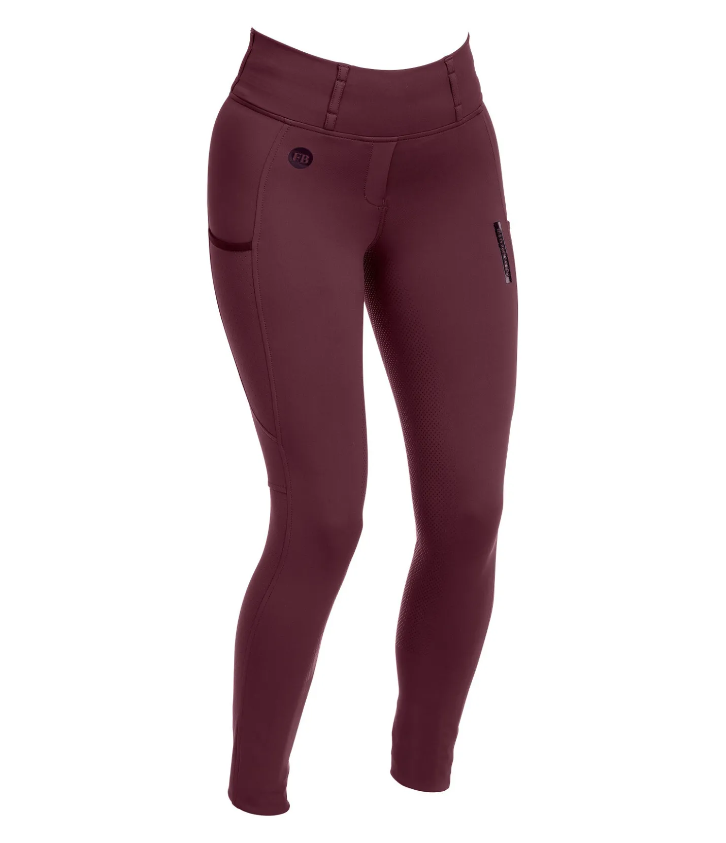 Felix Bühler Legging d'équitation d'été à fond intégral grip Marina-Mesh acajou Sale