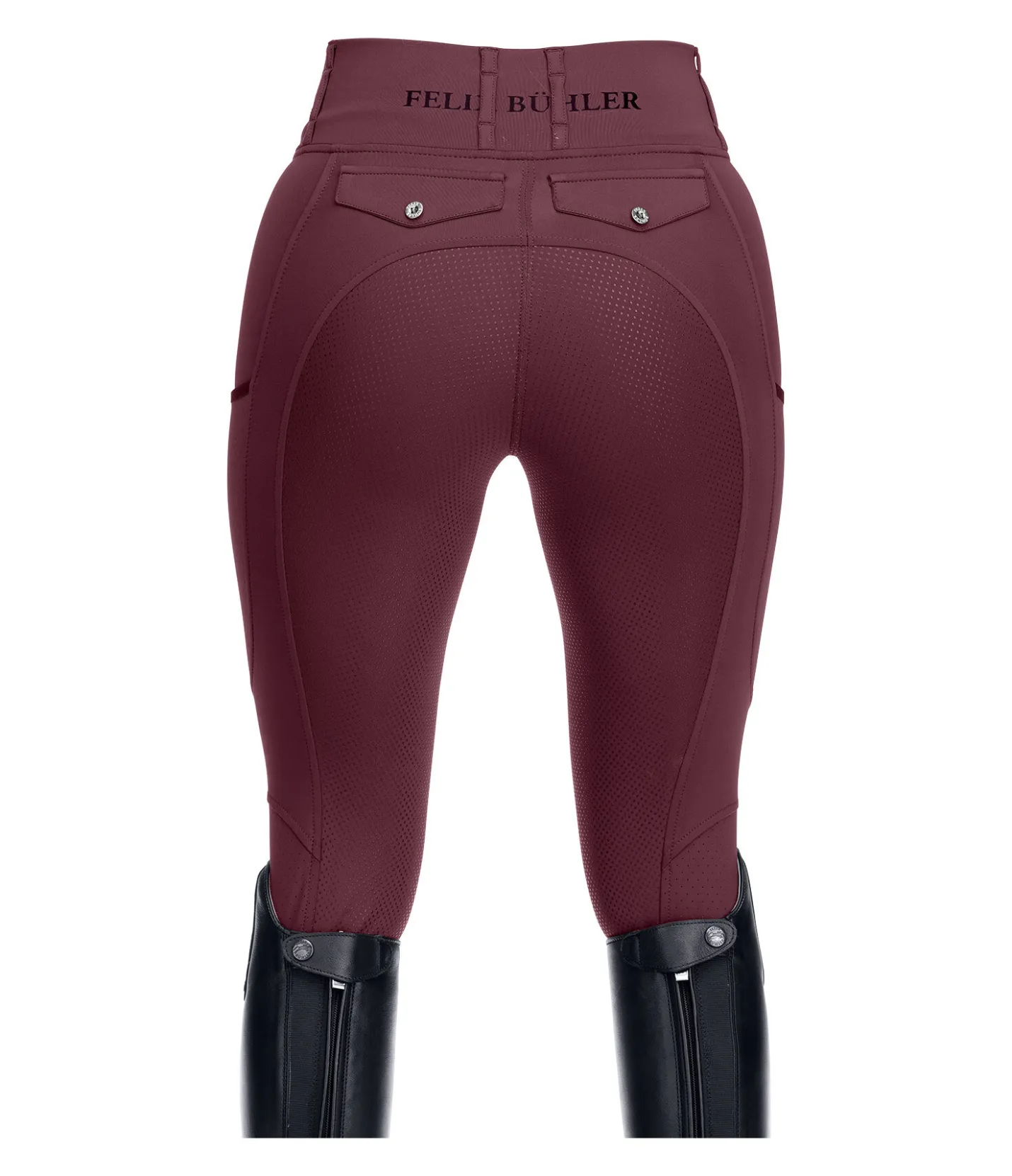 Felix Bühler Legging d'équitation d'été à fond intégral grip Marina-Mesh acajou Sale