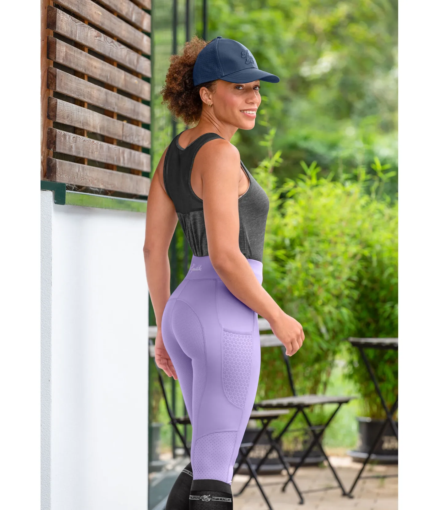 Equilibre Legging d'équitation d'été à fond intégral grip Amanda melia Best
