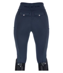 Felix Bühler Legging d'équitation d'été à fond intégral grip Marina-Mesh navy New