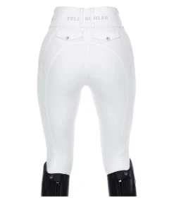 Felix Bühler Legging d'équitation d'été à fond intégral grip Marina-Mesh blanc Discount