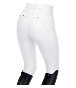 Felix Bühler Legging d'équitation d'été à fond intégral grip Marina-Mesh blanc Discount