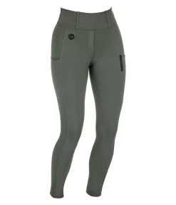 Felix Bühler Legging d'équitation d'été à fond intégral grip Marina-Mesh forêt Outlet