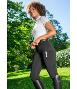 Felix Bühler Legging d'équitation d'été à fond intégral grip Marina-Mesh noir Online