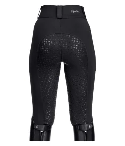 Equilibre Legging d'équitation hybride à fond intégral grip enfant Eloise noir Best