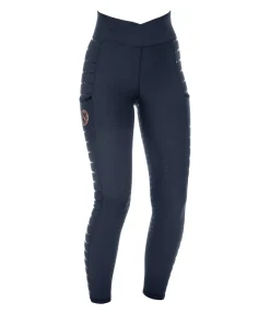 Felix Bühler Legging d'équitation thermique à fond intégral grip enfant navy Hot