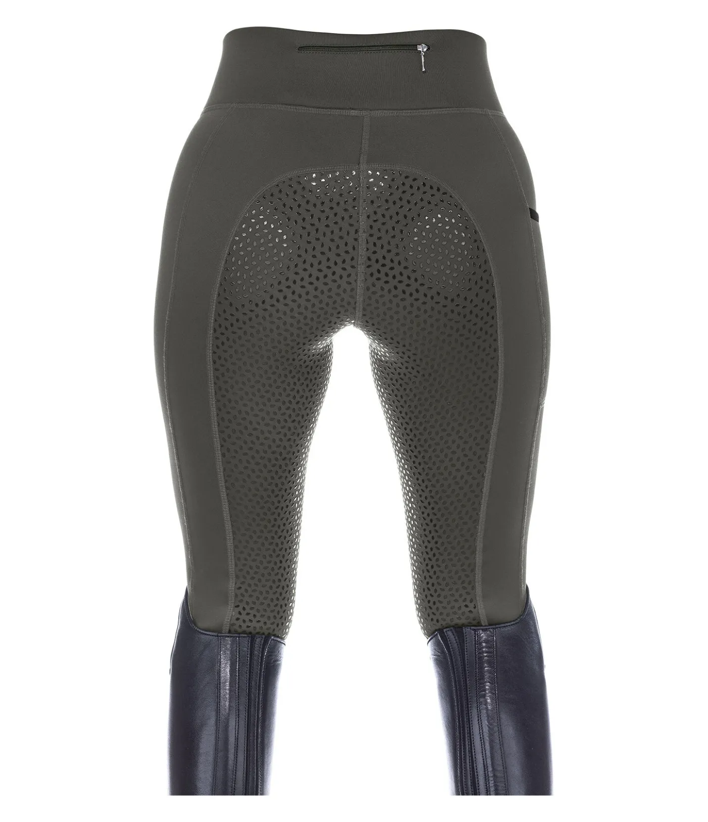 Equilibre Legging d'équitation thermique à fond intégral grip Kristen forêt Online