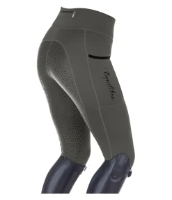 Equilibre Legging d'équitation thermique à fond intégral grip Kristen forêt Online