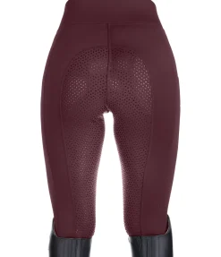 Equilibre Legging d'équitation thermique à fond intégral Grip Hermine vignoble Sale
