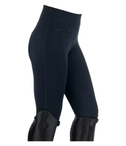 Equilibre Legging d'équitation thermique à basanes Grip enfant Elia marine Discount