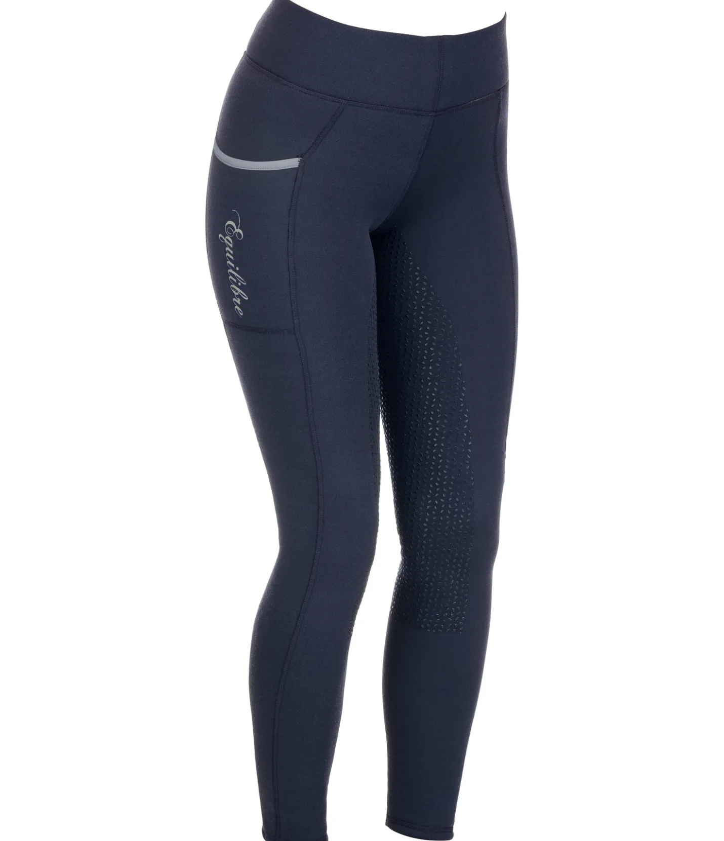 Equilibre Legging d'équitation thermique à fond intégral grip Kristen navy Online