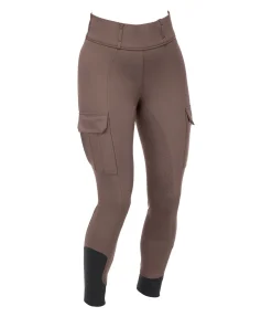 Felix Bühler Legging d'équitation thermique à fond intégral grip Amber cannelle Hot