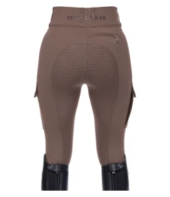 Felix Bühler Legging d'équitation thermique à fond intégral grip Amber cannelle Hot