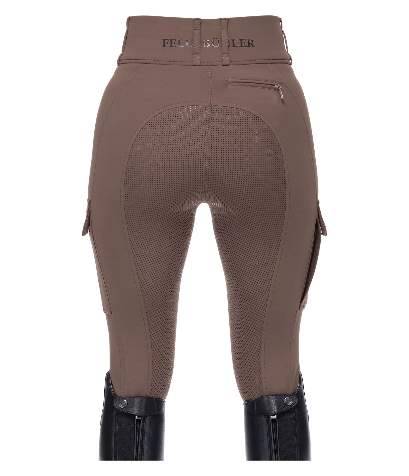 Felix Bühler Legging d'équitation thermique à fond intégral grip Amber cannelle Hot