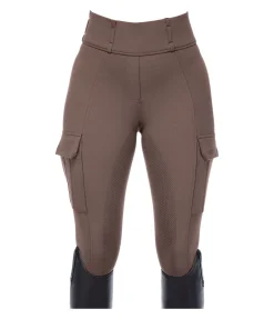 Felix Bühler Legging d'équitation thermique à fond intégral grip Amber cannelle Hot