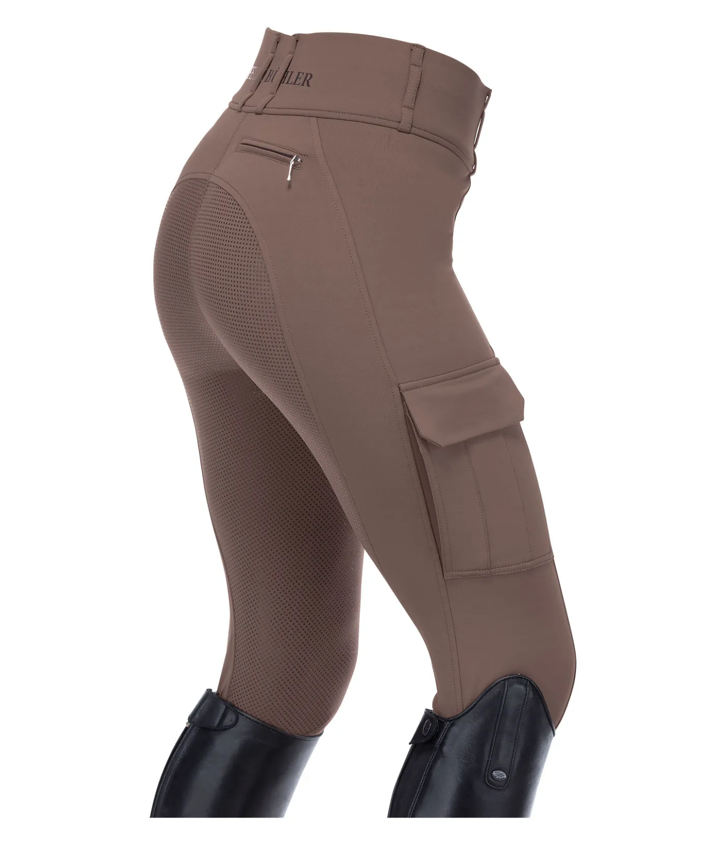 Felix Bühler Legging d'équitation thermique à fond intégral grip Amber cannelle Hot