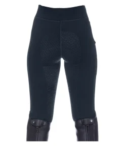 Equilibre Legging d'équitation thermique à fond intégral grip enfant Snow navy Best
