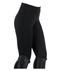 Equilibre Legging d'équitation thermique à basanes Grip enfant Elia noir Outlet