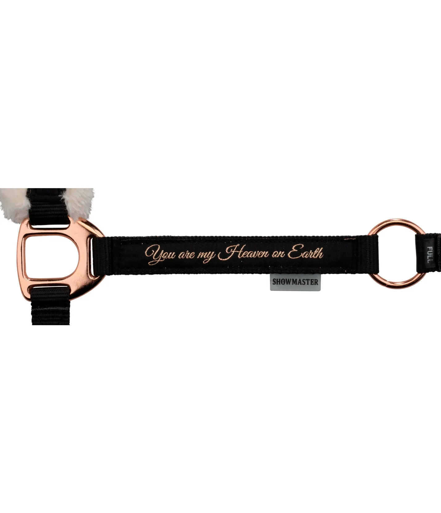 SHOWMASTER Licol avec polaire Teddy Better Together noir/rose-doré Best