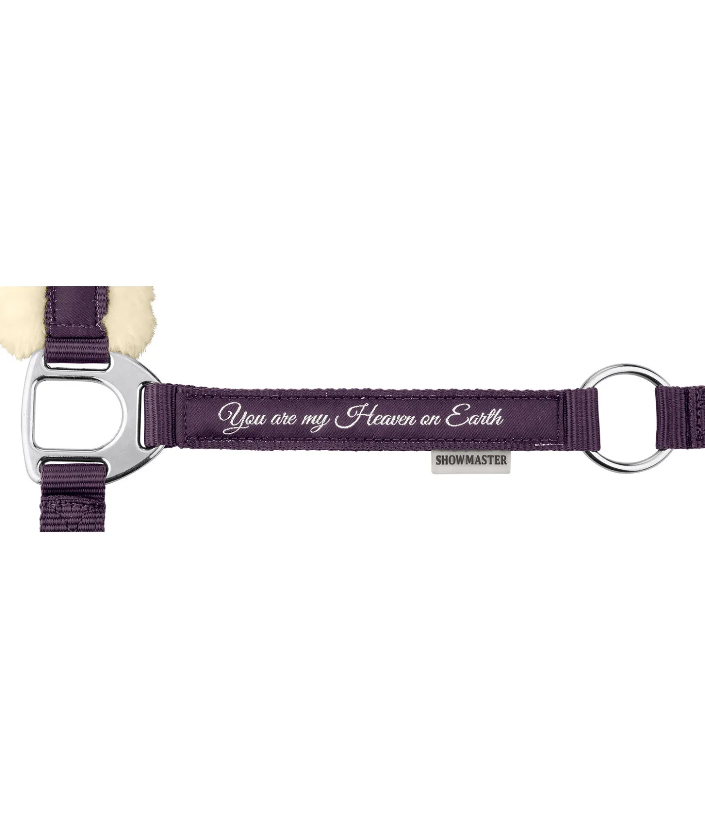 SHOWMASTER Licol avec polaire Teddy Better Together violet foncé Clearance