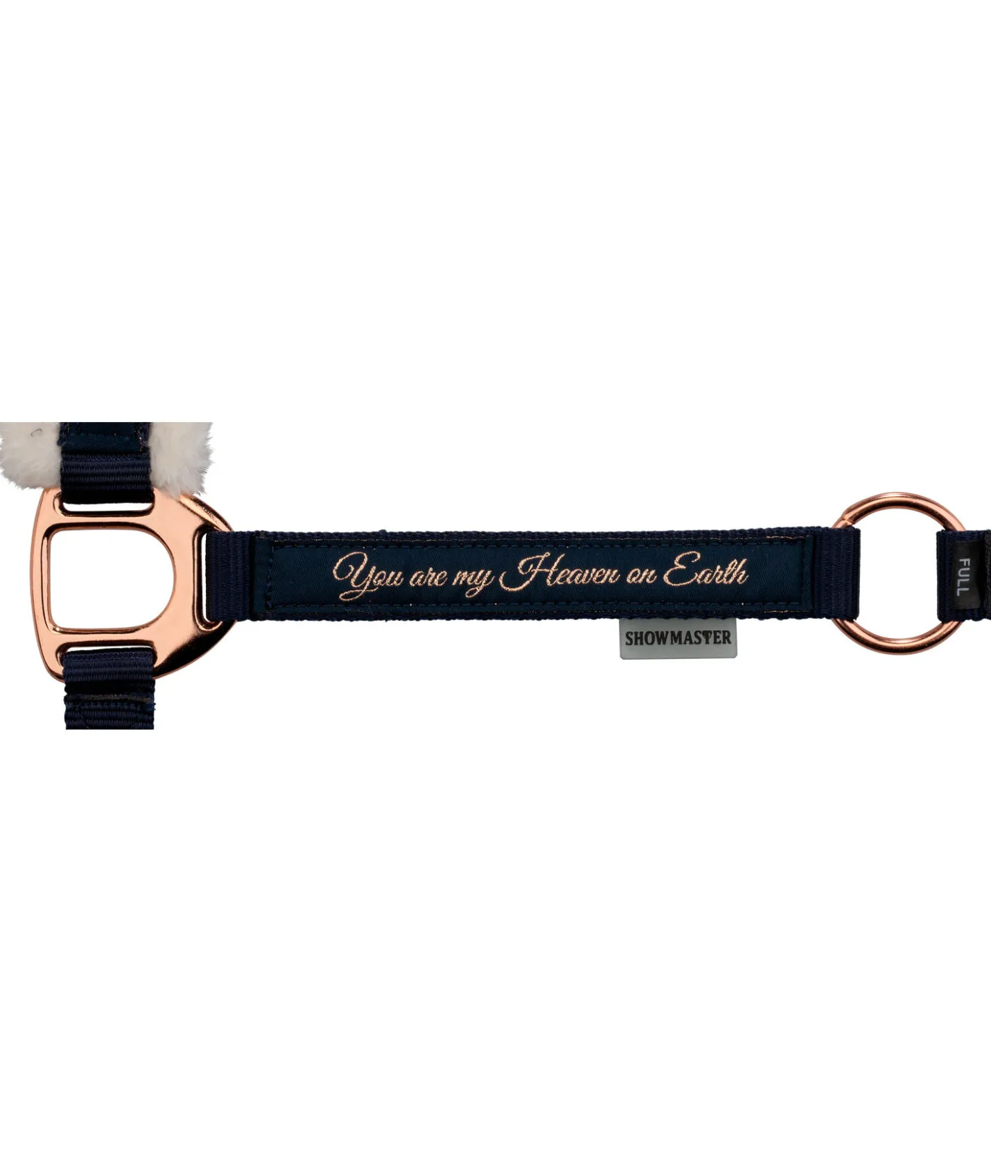 SHOWMASTER Licol avec polaire Teddy Better Together marine /rose doré Hot