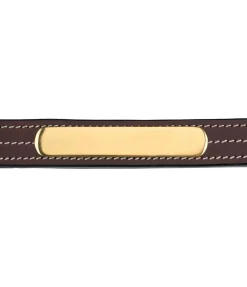 CLARIDGE HOUSE Licol en cuir Graveur brun Discount