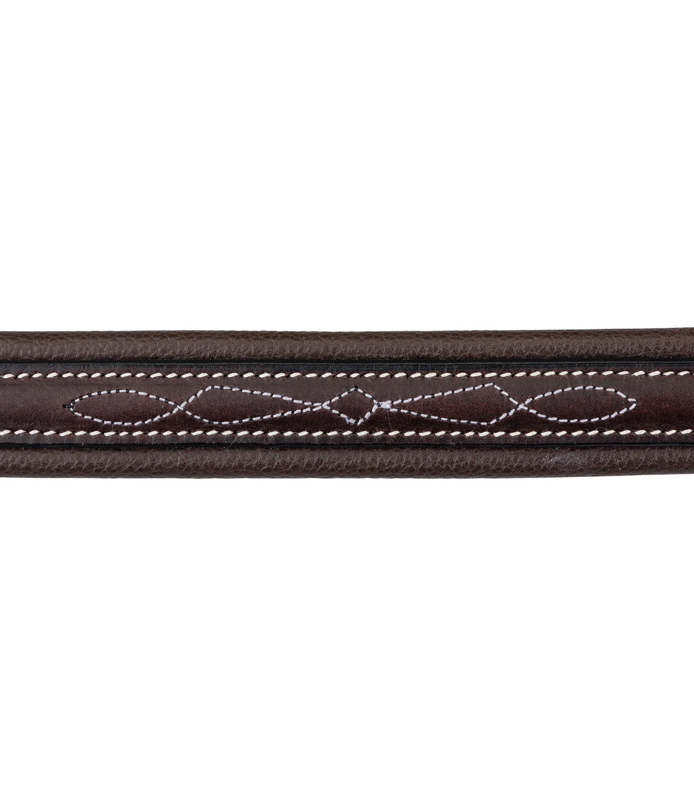CLARIDGE HOUSE Licol en cuir Stitch marron foncé Clearance