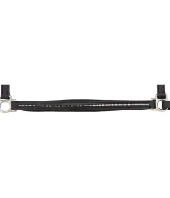 SHOWMASTER Licol en cuir orné de strass Selina noir/argenté Hot
