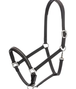SHOWMASTER Licol en cuir orné de strass Selina marron foncé Discount
