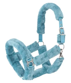 SHOWMASTER Licol en polaire Teddy Protection bleu hiver Discount