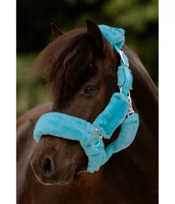 SHOWMASTER Licol en polaire Teddy Protection bleu hiver Discount