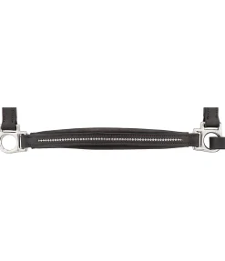 SHOWMASTER Licol poulain et shetland en cuir orné de strass Selina marron foncé New