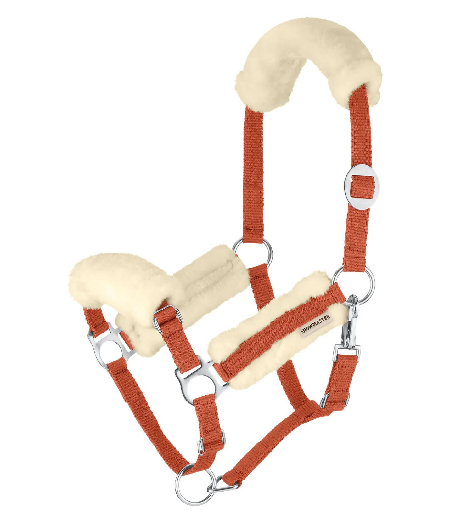 SHOWMASTER Licol poulain et shetland en polaire Teddy Cozy Adjustable orange Sale
