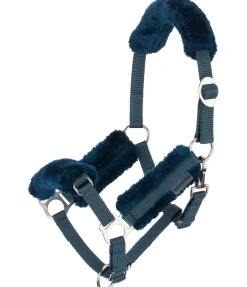 SHOWMASTER Licol poulain et shetland en polaire Teddy Cozy Adjustable pétrole Best