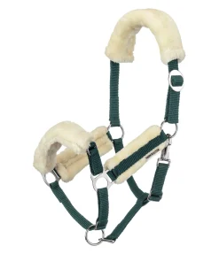 SHOWMASTER Licol poulain et shetland en polaire Teddy Cozy Adjustable vert d´eau Best