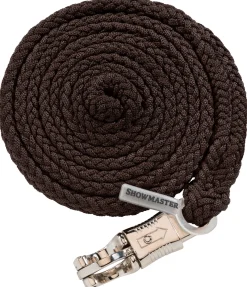SHOWMASTER Longe avec mousqueton anti-panique Durable brun