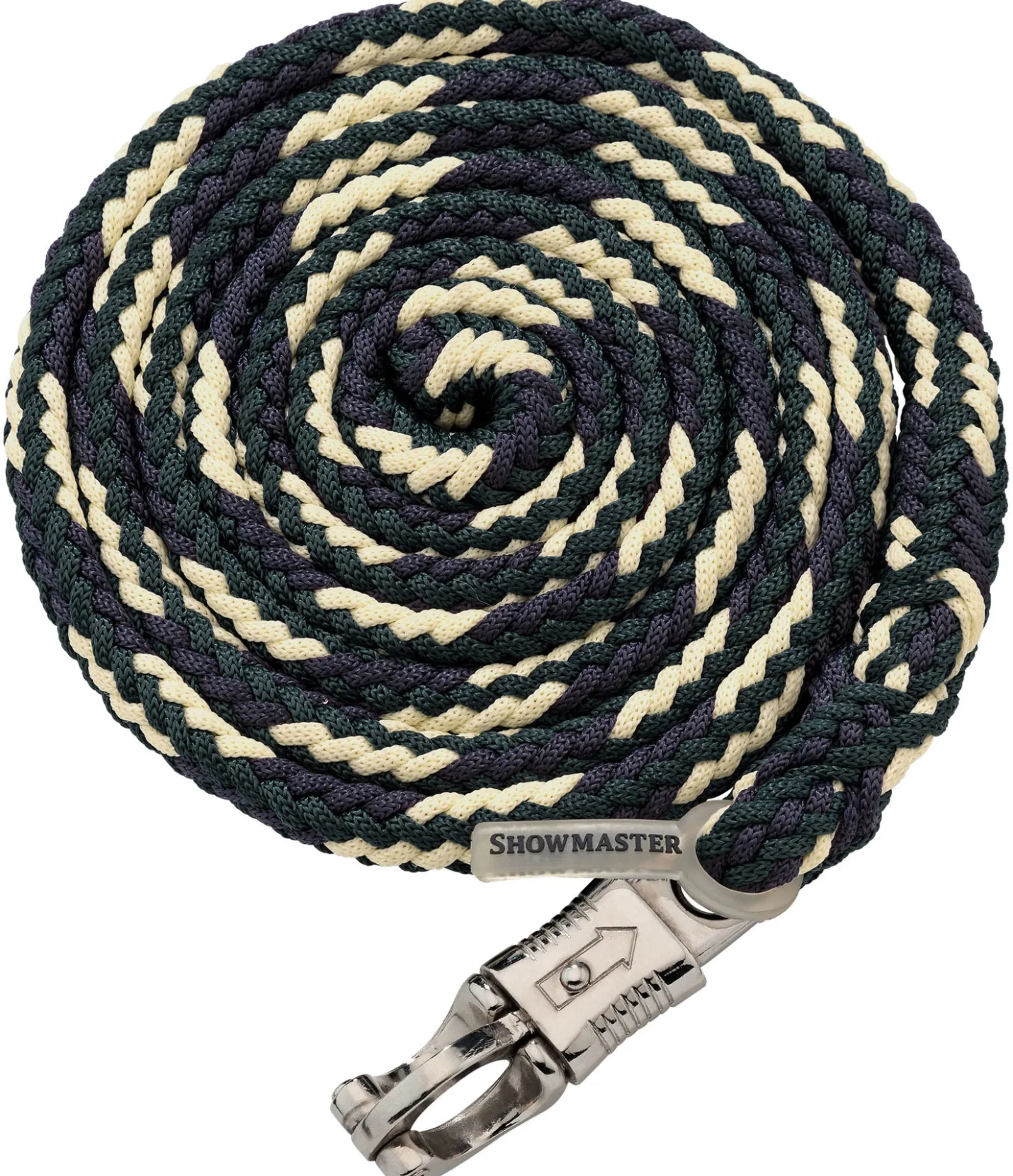 SHOWMASTER Longe avec mousqueton anti-panique Basic vert d´eau Best