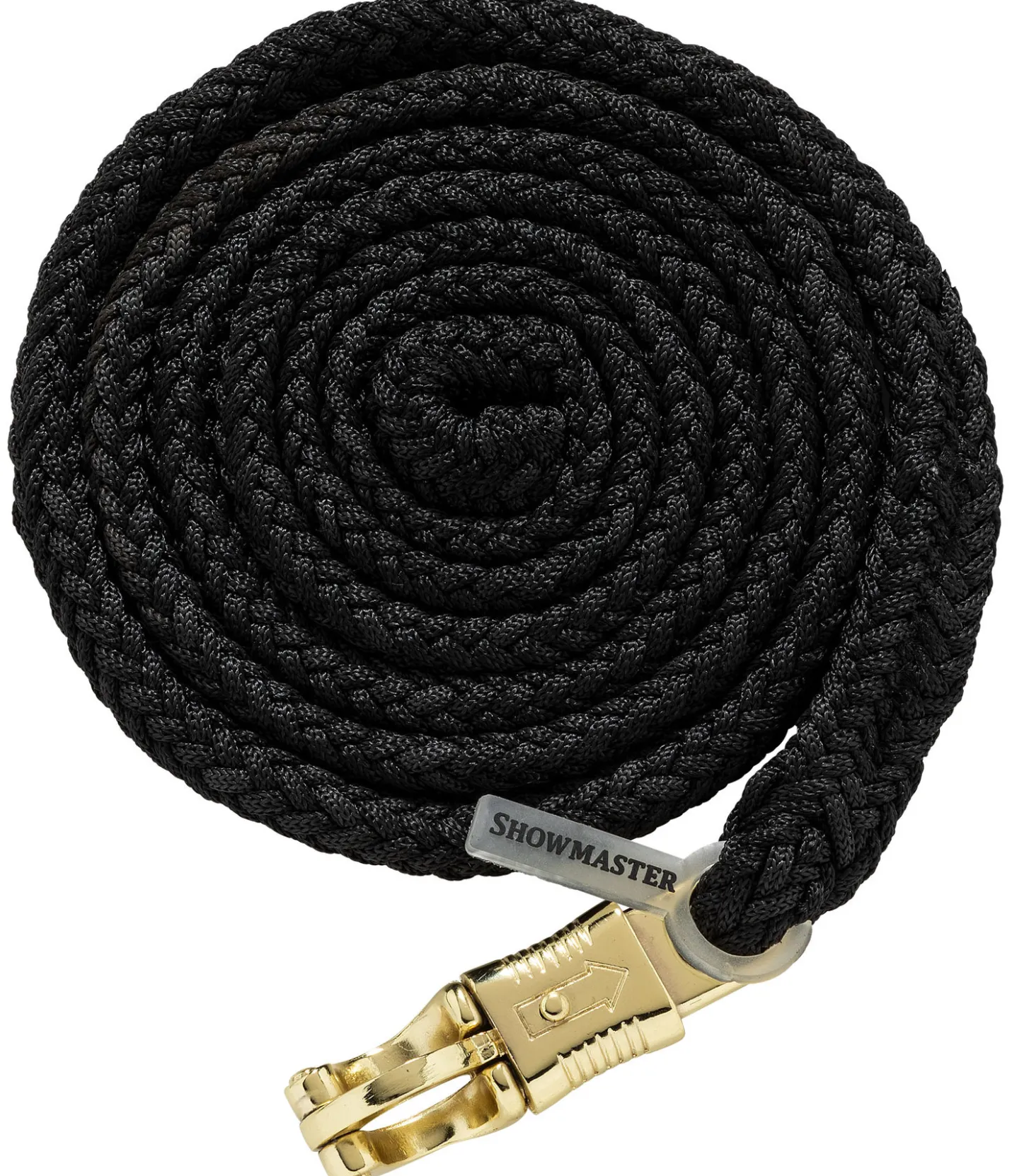 SHOWMASTER Longe avec mousqueton anti-panique Durable noir/doré Discount