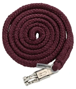 SHOWMASTER Longe avec mousqueton anti-panique Bright acajou
