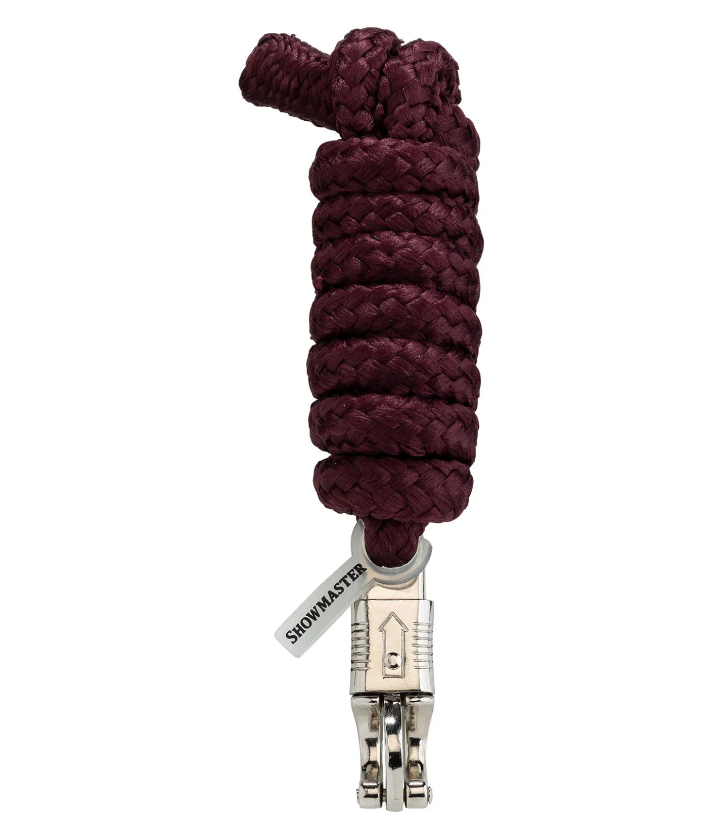 SHOWMASTER Longe avec mousqueton anti-panique Bright acajou