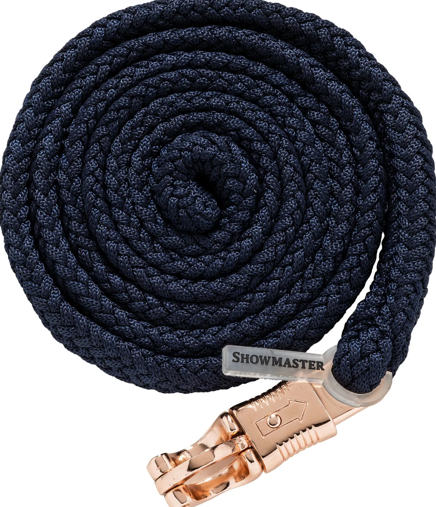 SHOWMASTER Longe avec mousqueton anti-panique Durable marine /rose doré New