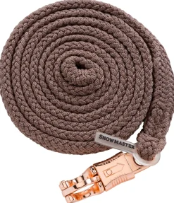 SHOWMASTER Longe avec mousqueton anti-panique Durable noisette Clearance