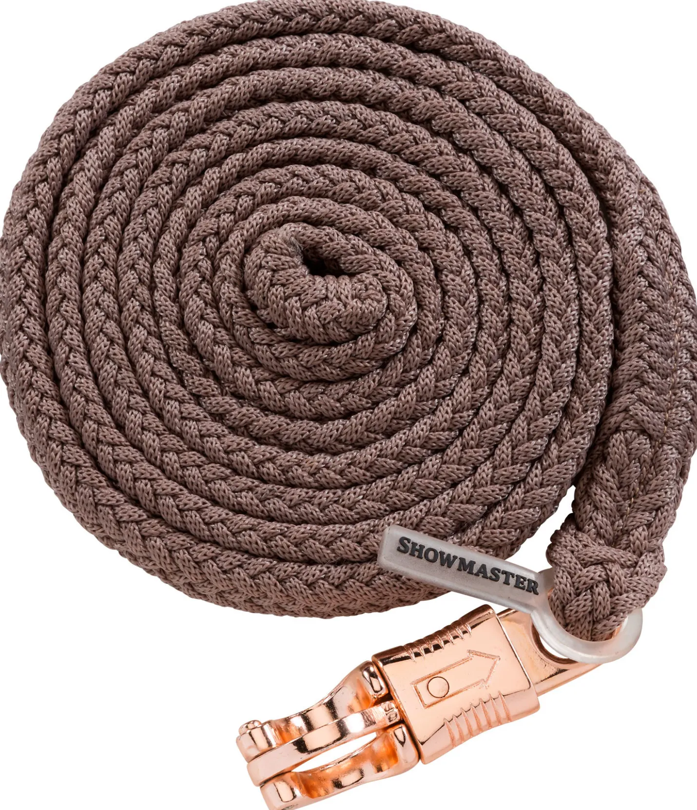 SHOWMASTER Longe avec mousqueton anti-panique Durable noisette Clearance