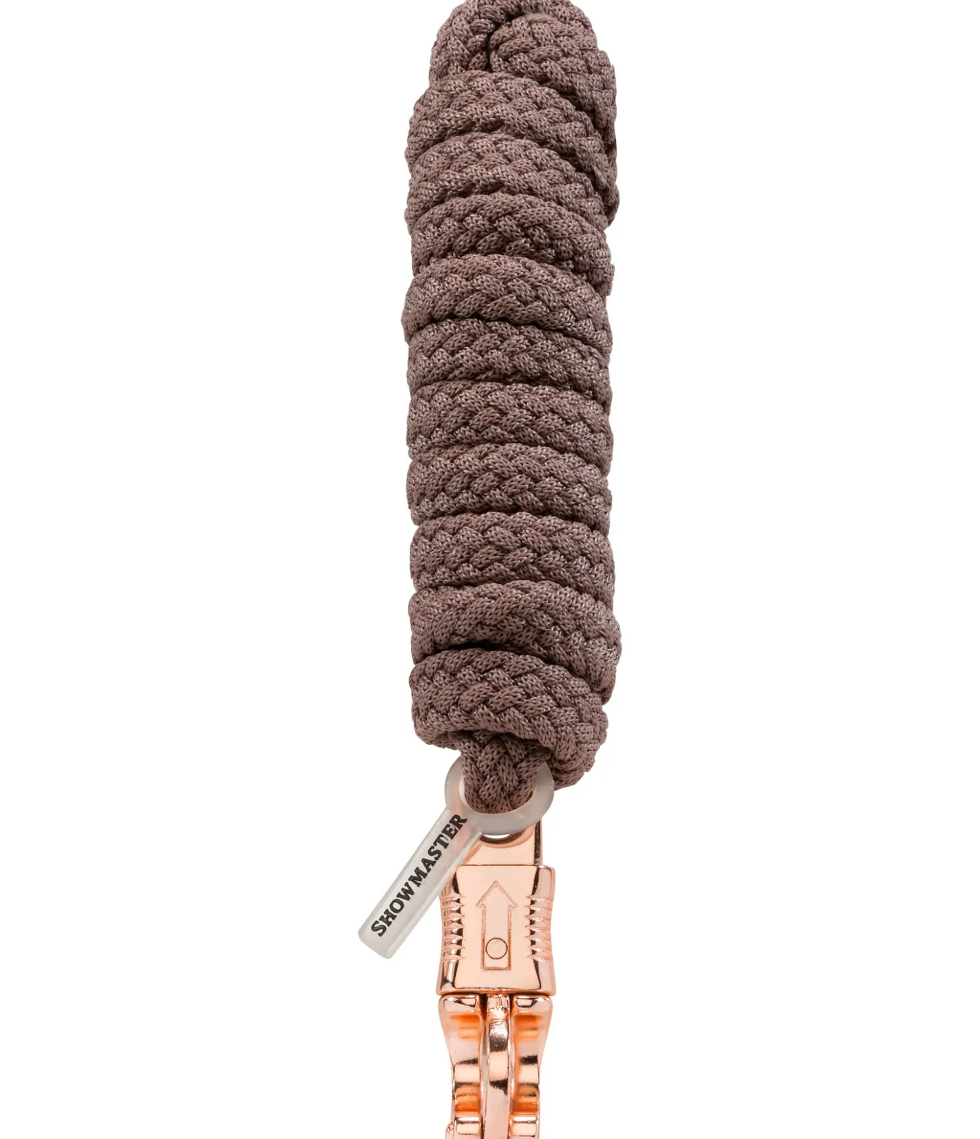 SHOWMASTER Longe avec mousqueton anti-panique Durable noisette Clearance
