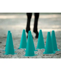 SHOWMASTER Lot de cônes turquoise Discount