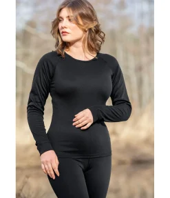 Felix Bühler Maillot de corps thermique Lahti noir Sale