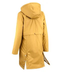 Felix Bühler Manteau de pluie avec doublure en fourrure Teddy Paris mangue dorée Clearance